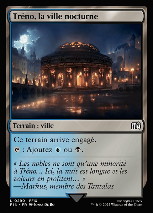Tréno, la ville nocturne