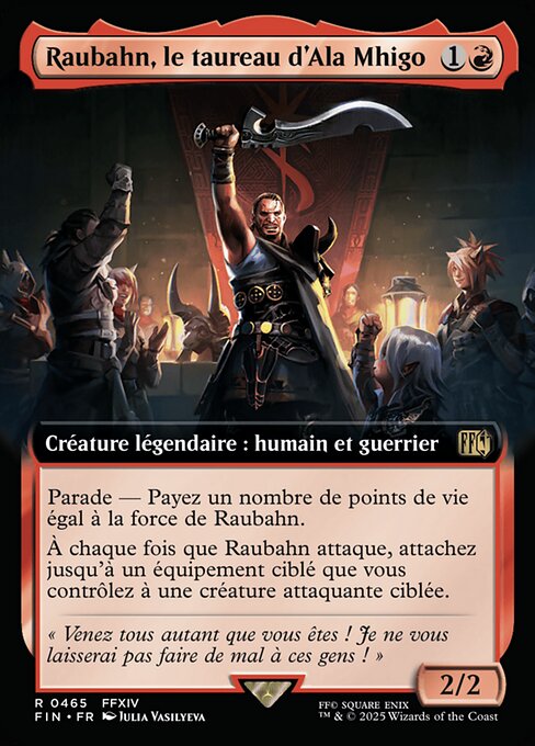 Raubahn, le taureau d'Ala Mhigo