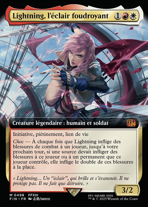 Lightning, l'éclair foudroyant