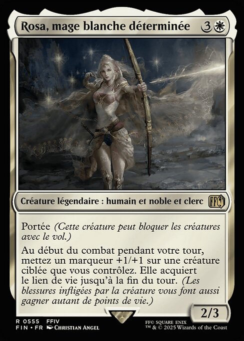 Rosa, mage blanche déterminée