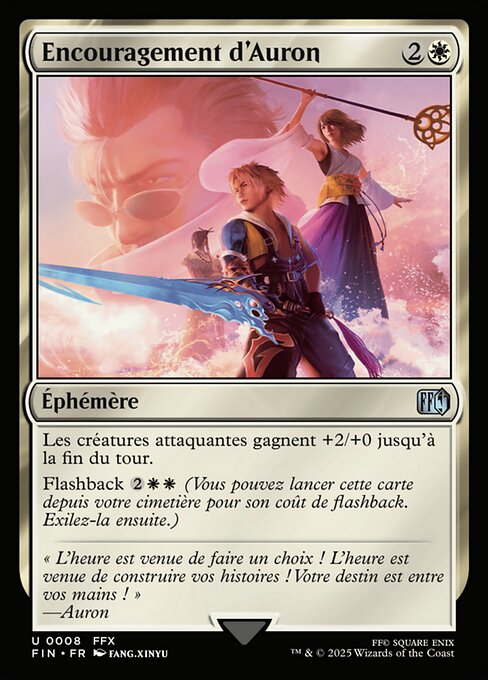 Encouragement d'Auron