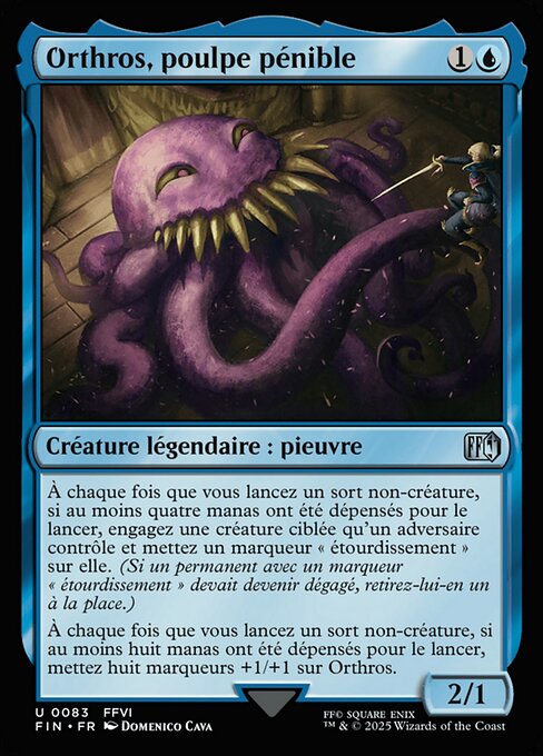 Orthros, poulpe pénible