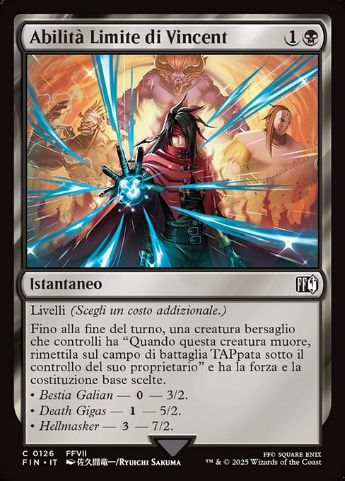Abilità Limite di Vincent
