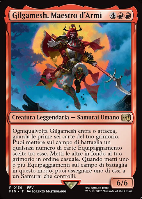 Gilgamesh, Maestro d'Armi