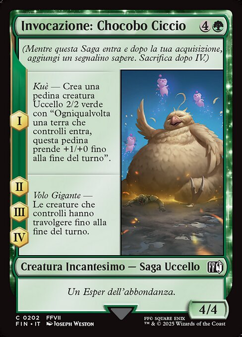 Invocazione: Chocobo Ciccio