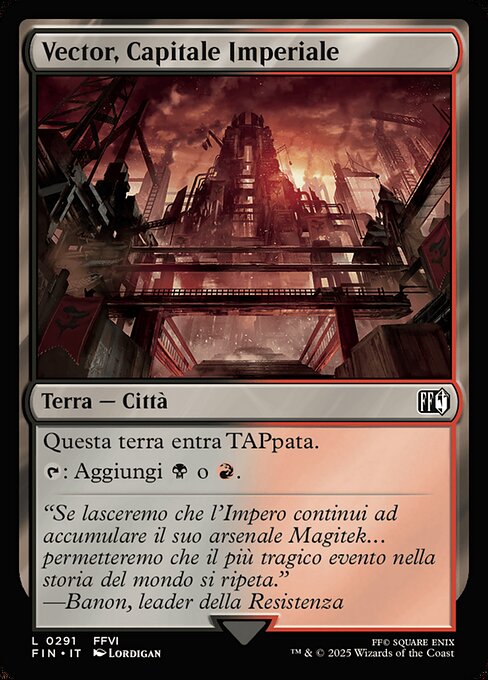 Vector, Capitale Imperiale