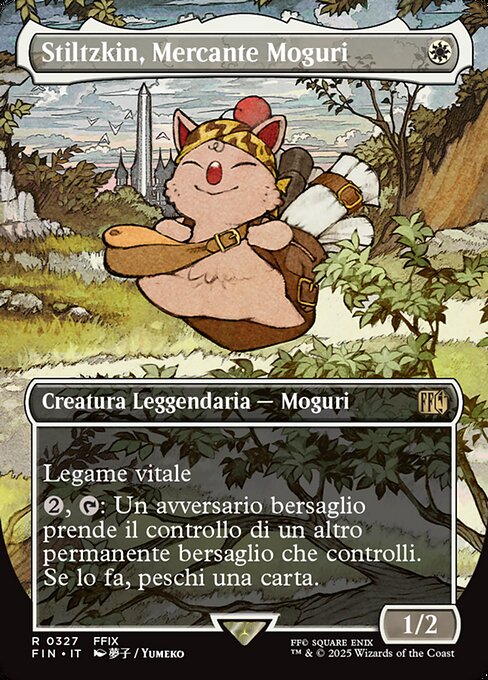 Stiltzkin, Mercante Moguri