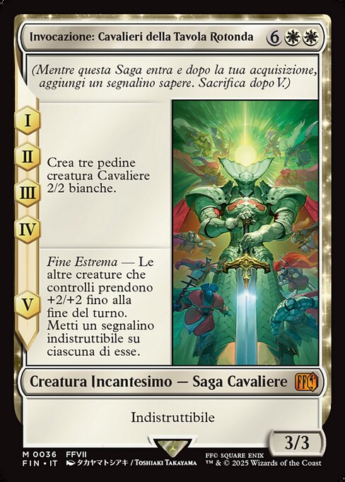 Invocazione: Cavalieri della Tavola Rotonda