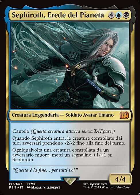 Sephiroth, Erede del Pianeta