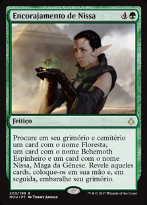 Encorajamento de Nissa