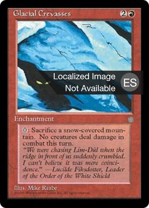 Grietas en el glaciar