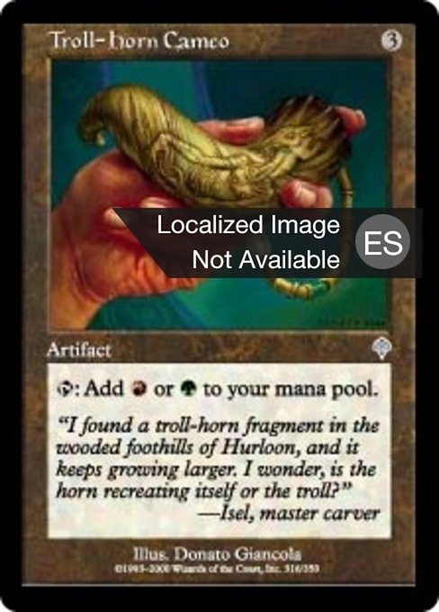 Camafeo Cuerno Troll