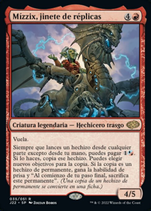 Mízzix, jinete de réplicas