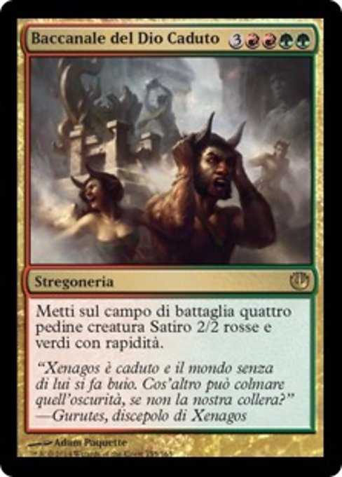 Baccanale del Dio Caduto