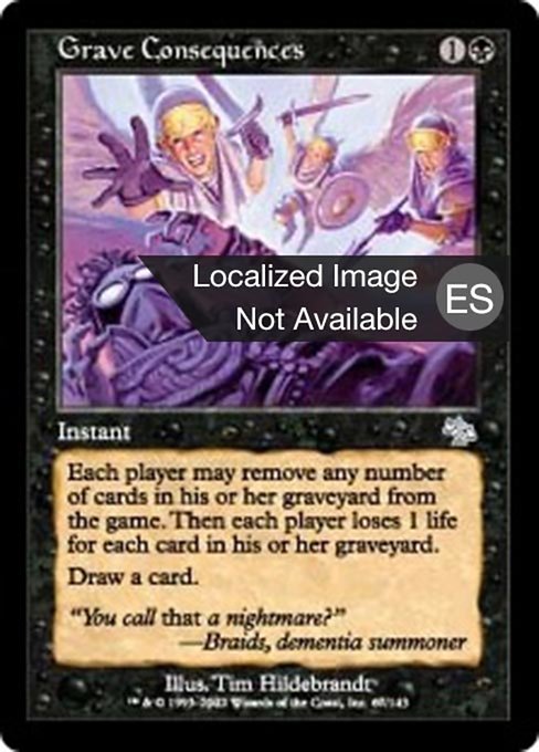 Consecuencias graves