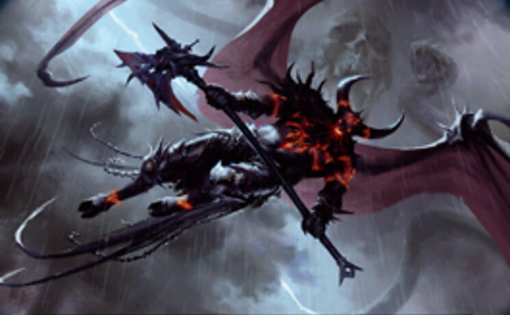 燃えルーンの悪魔