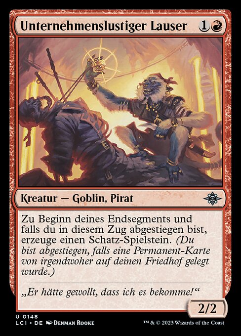 Unternehmenslustiger Lauser