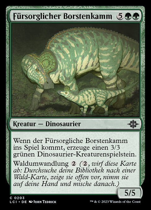 Nurturing Bristleback