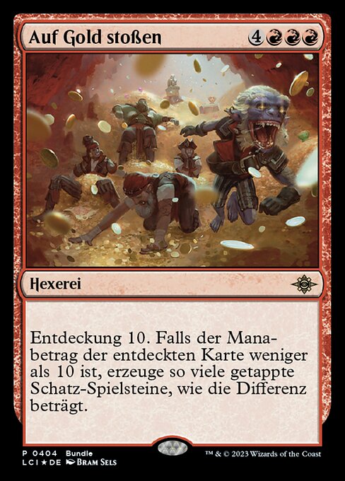 Auf Gold stoßen