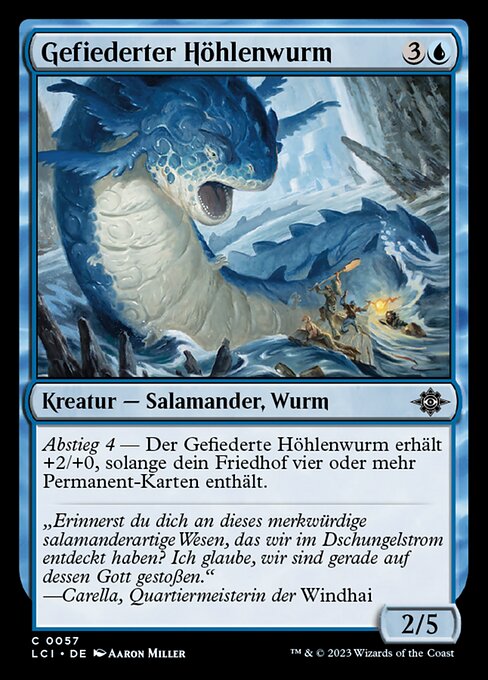 Frilled Cave-Wurm