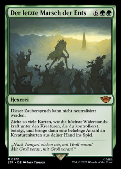 Der letzte Marsch der Ents