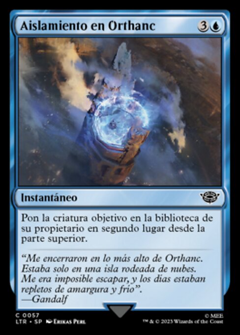 Isolation at Orthanc