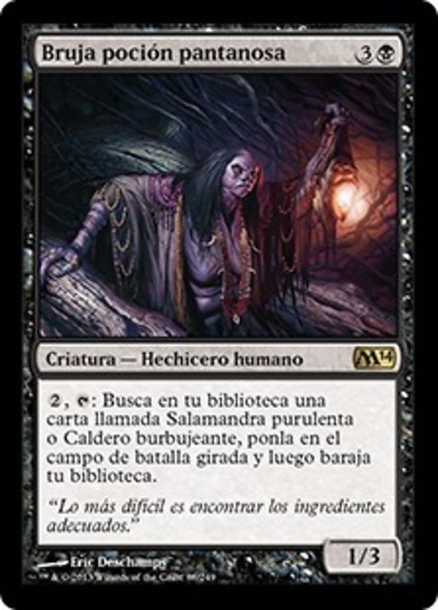 Bruja poción pantanosa