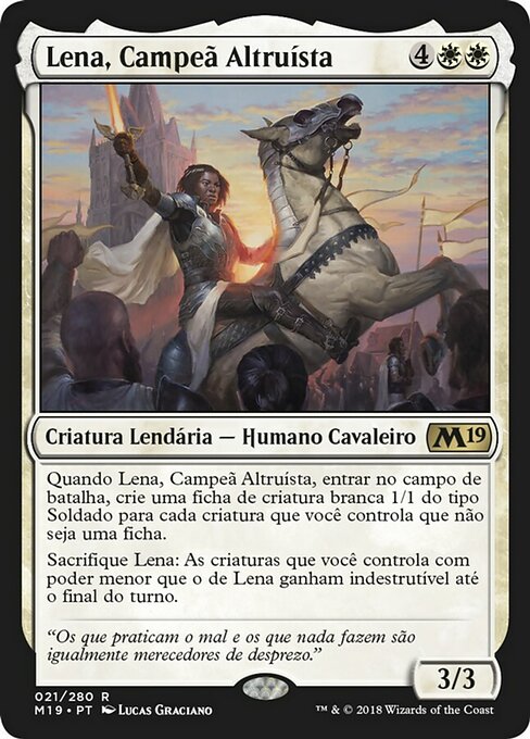 Lena, Selfless Champion