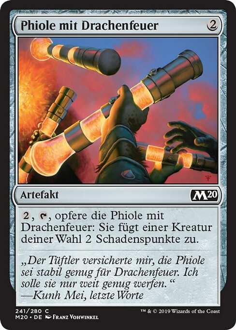 Phiole mit Drachenfeuer