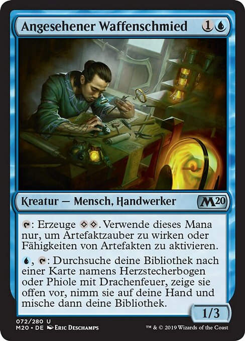 Angesehener Waffenschmied