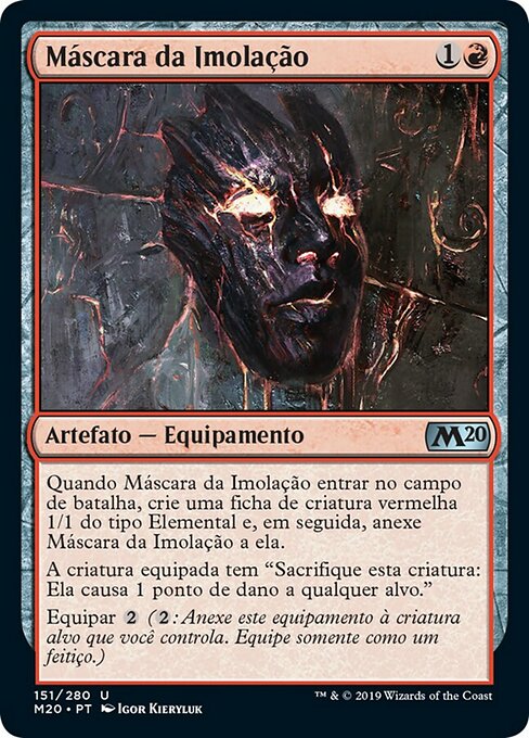 Máscara da Imolação