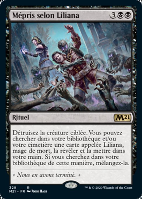 Mépris selon Liliana