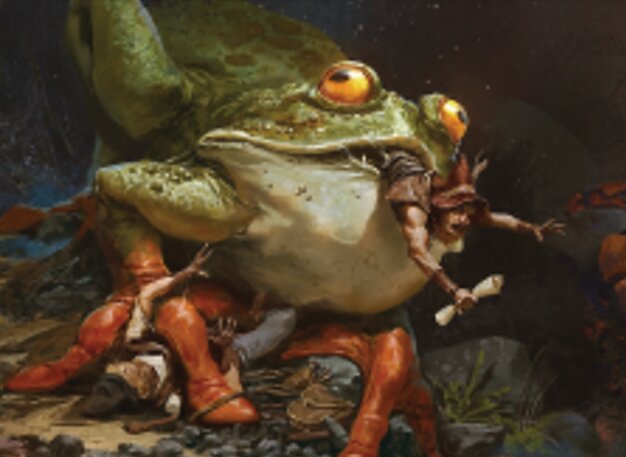 Wuchernder Riesenfrosch