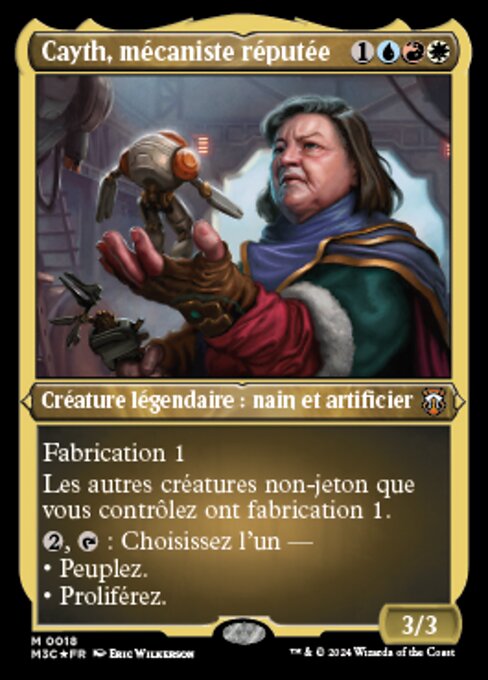 Cayth, Famed Mechanist