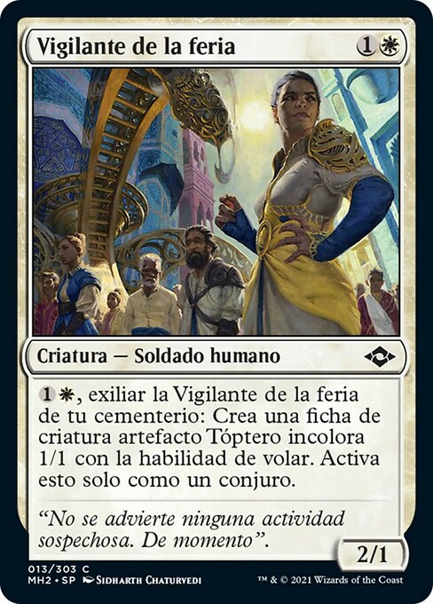 Vigilante de la feria