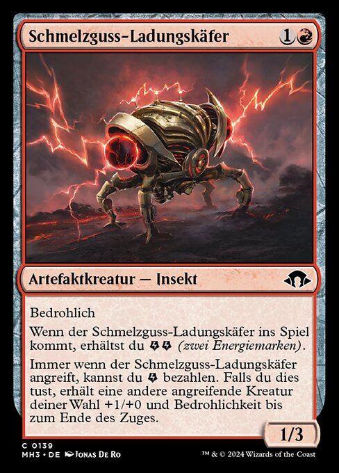 Schmelzguss-Ladungskäfer