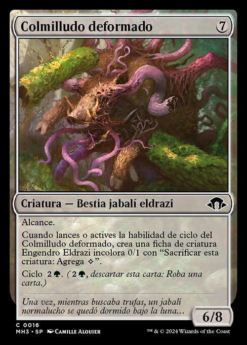 Colmilludo deformado