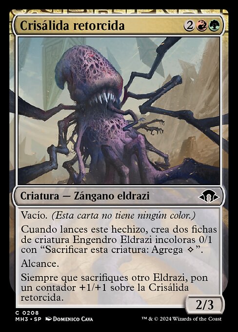 Crisálida retorcida