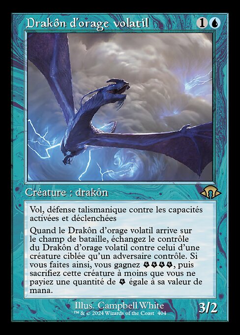 Drakôn d'orage volatil