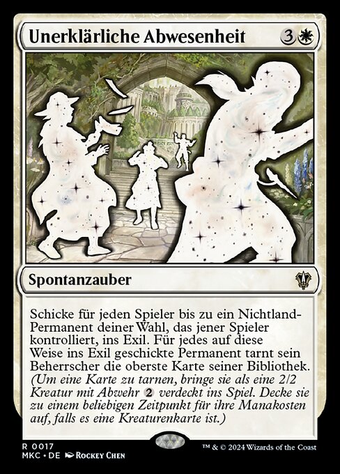 Unerklärliche Abwesenheit