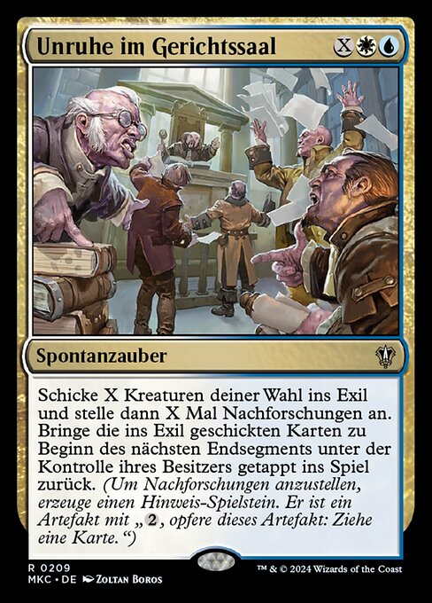 Disorder in the Court