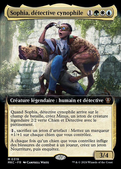 Sophia, détective cynophile