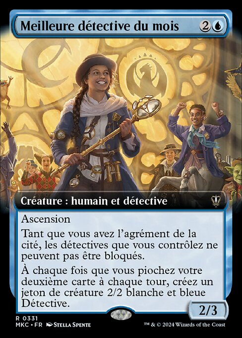 Meilleure détective du mois