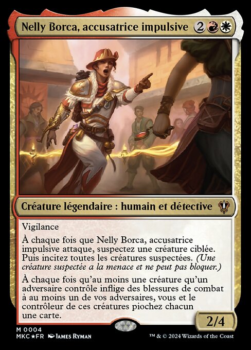 Nelly Borca, accusatrice impulsive