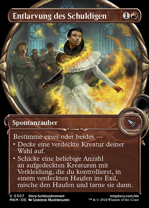 Entlarvung des Schuldigen