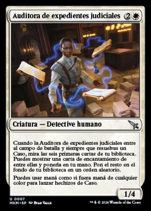 Auditora de expedientes judiciales