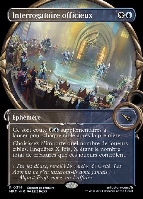 Interrogatoire officieux