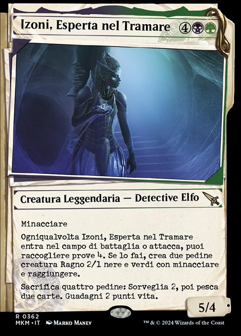 Izoni, Center of the Web