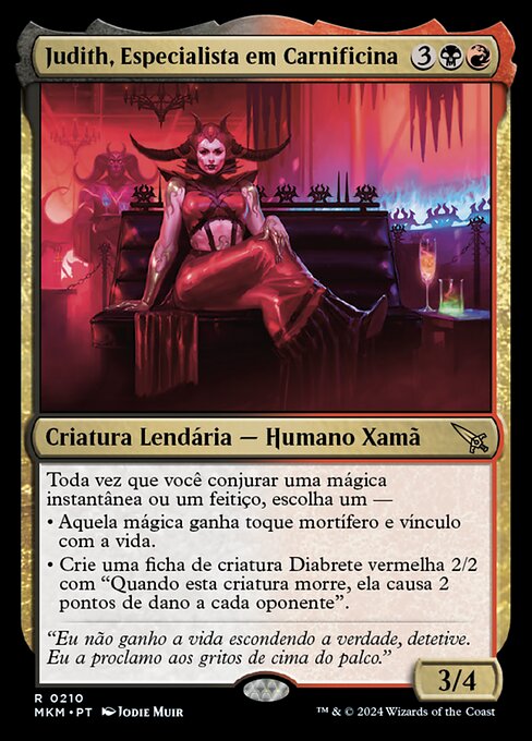 Judith, Especialista em Carnificina