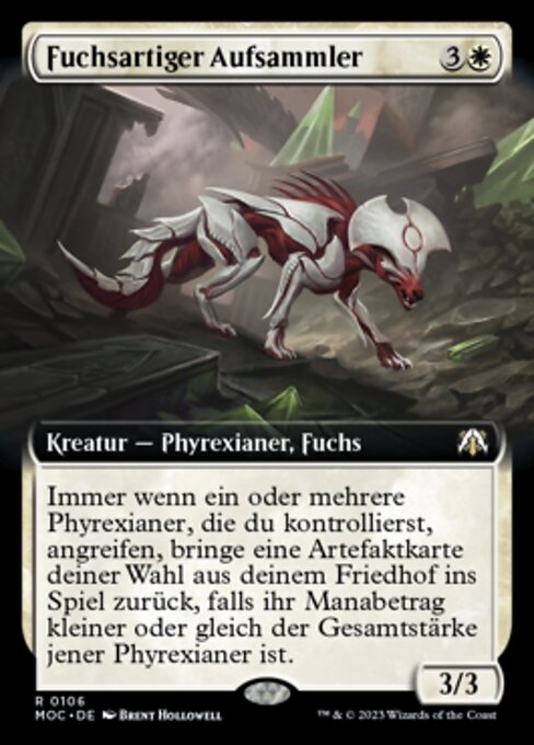 Fuchsartiger Aufsammler